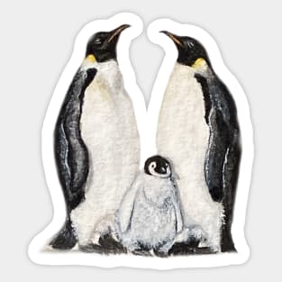 Penguin Family Sticker